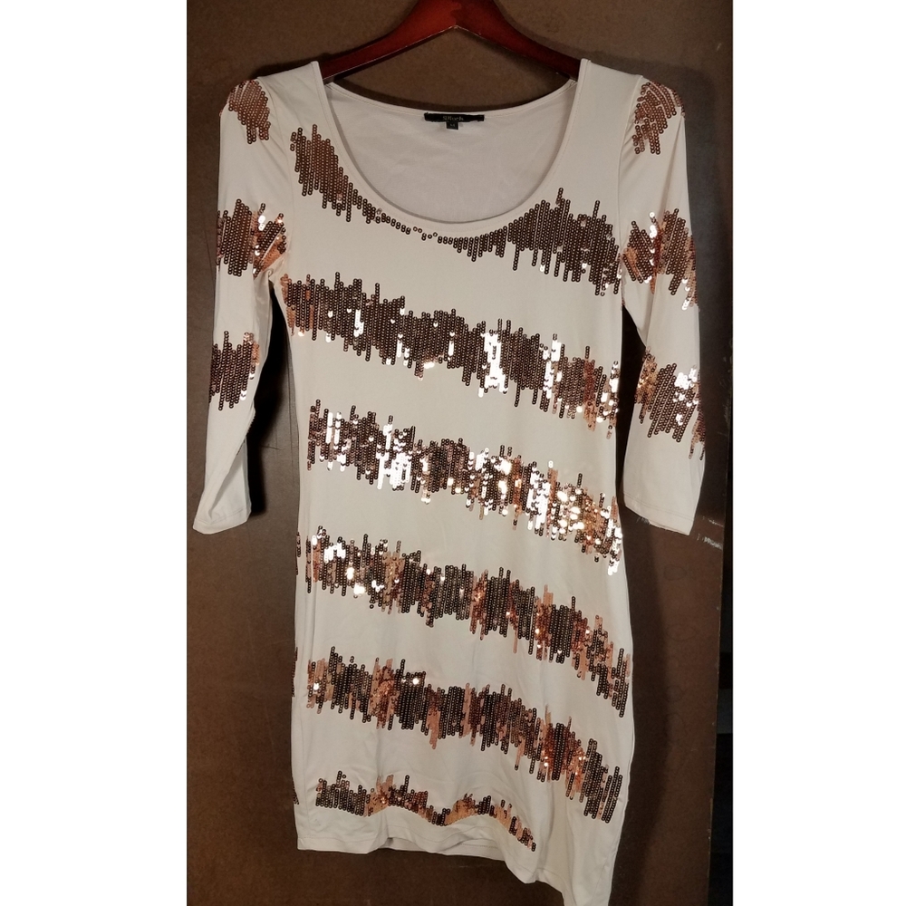 Sequin Cream/Nude Dress